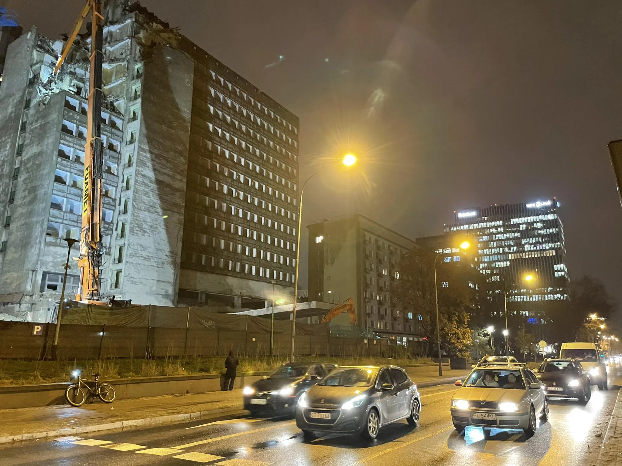 Rozbiórka hotelu 