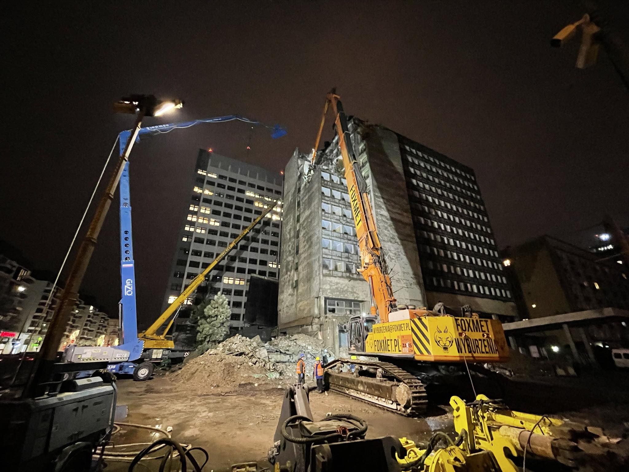 Rozbiórka hotelu