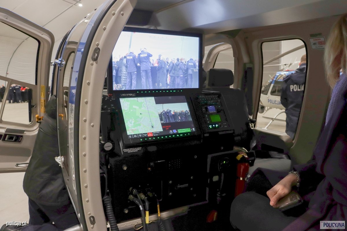 policyjne helikoptery
