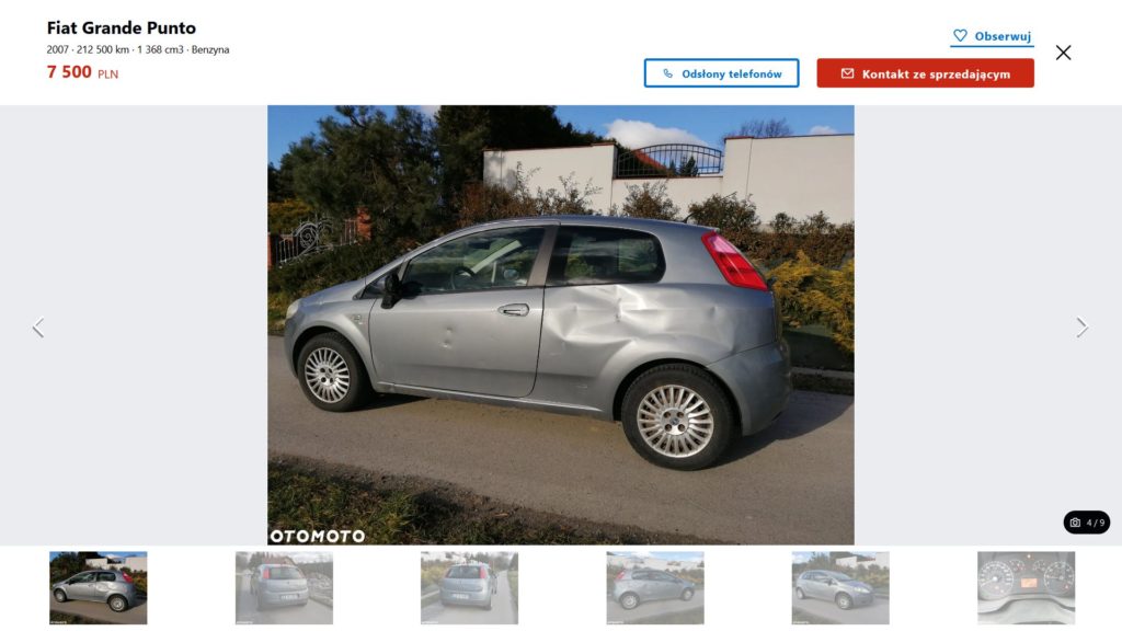 tanie auto do sct 