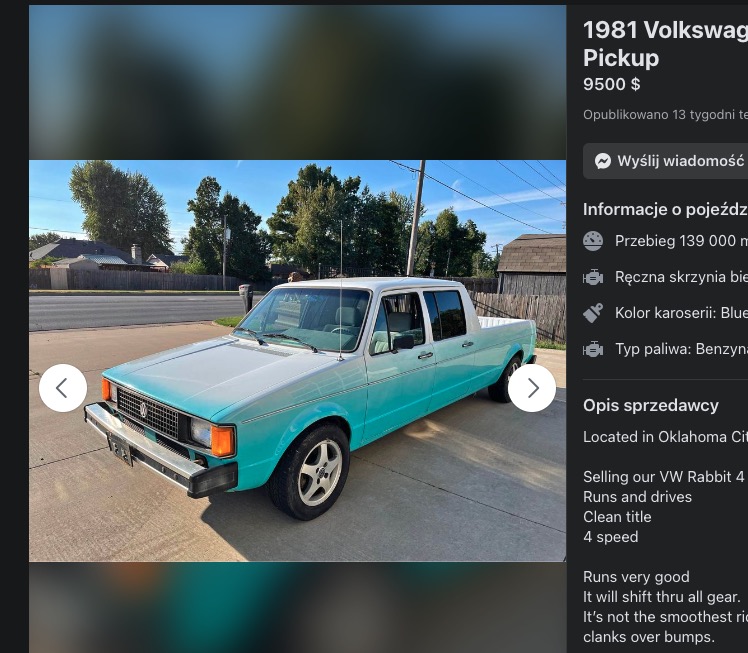 Volkswagen Caddy pickup 