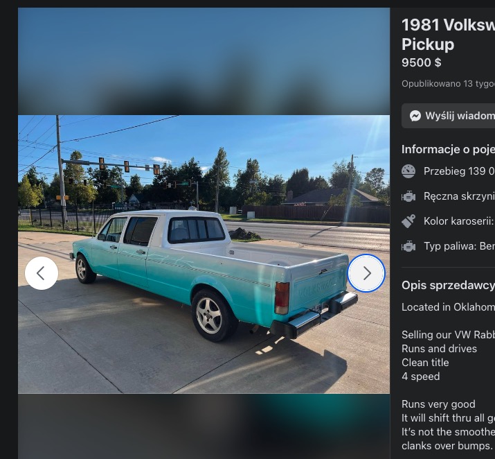Volkswagen Caddy pickup 