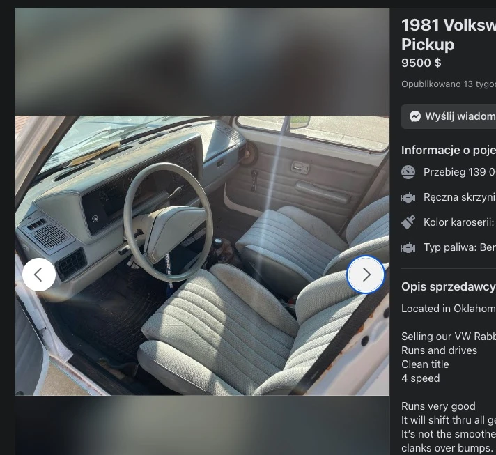 Volkswagen Caddy pickup 