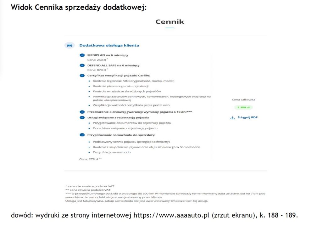 AAA Auto usługa dodatkowa 
