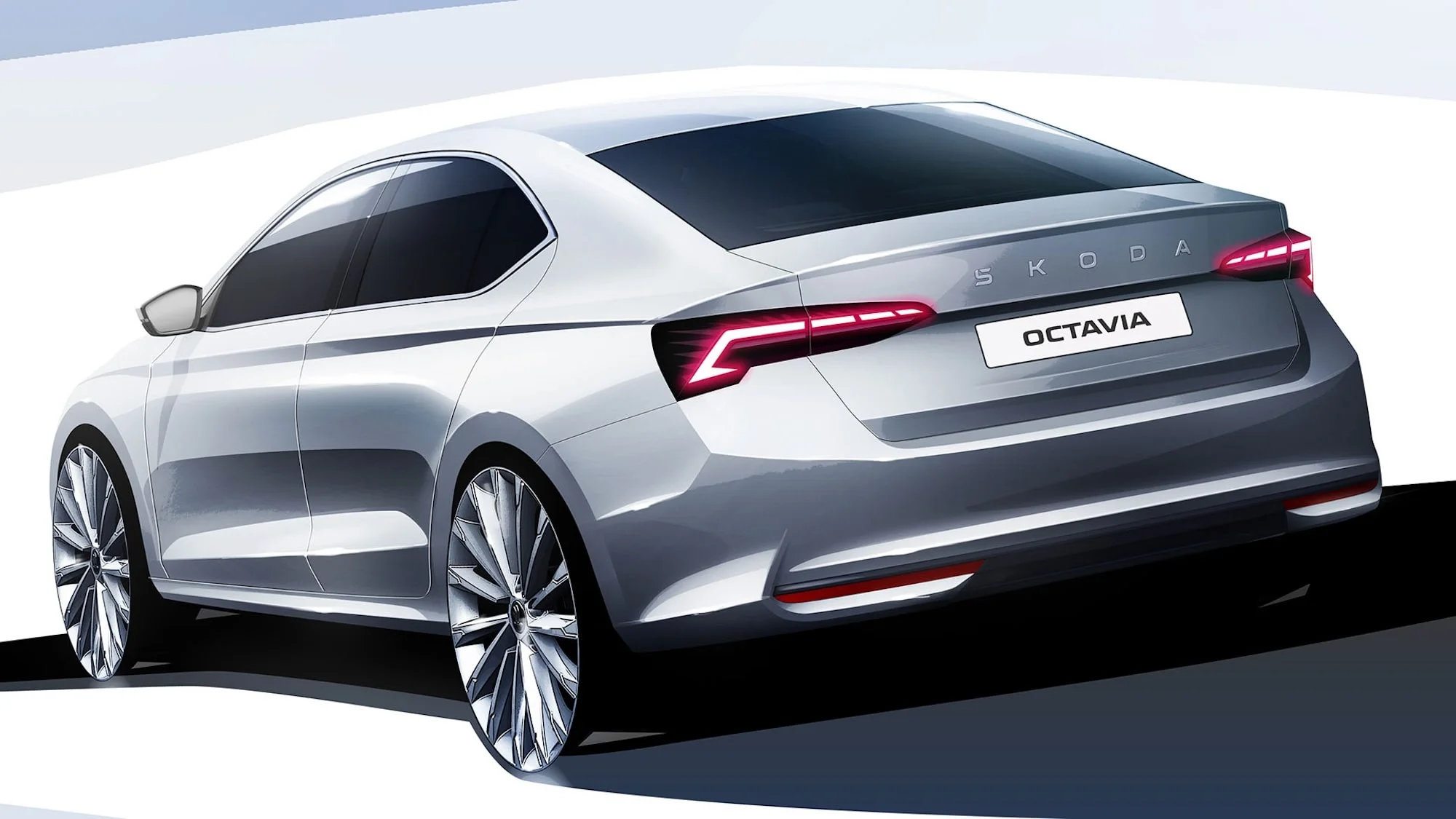 Tak wygląda nowa Skoda Octavia. Producent pokazał pierwsze szkice