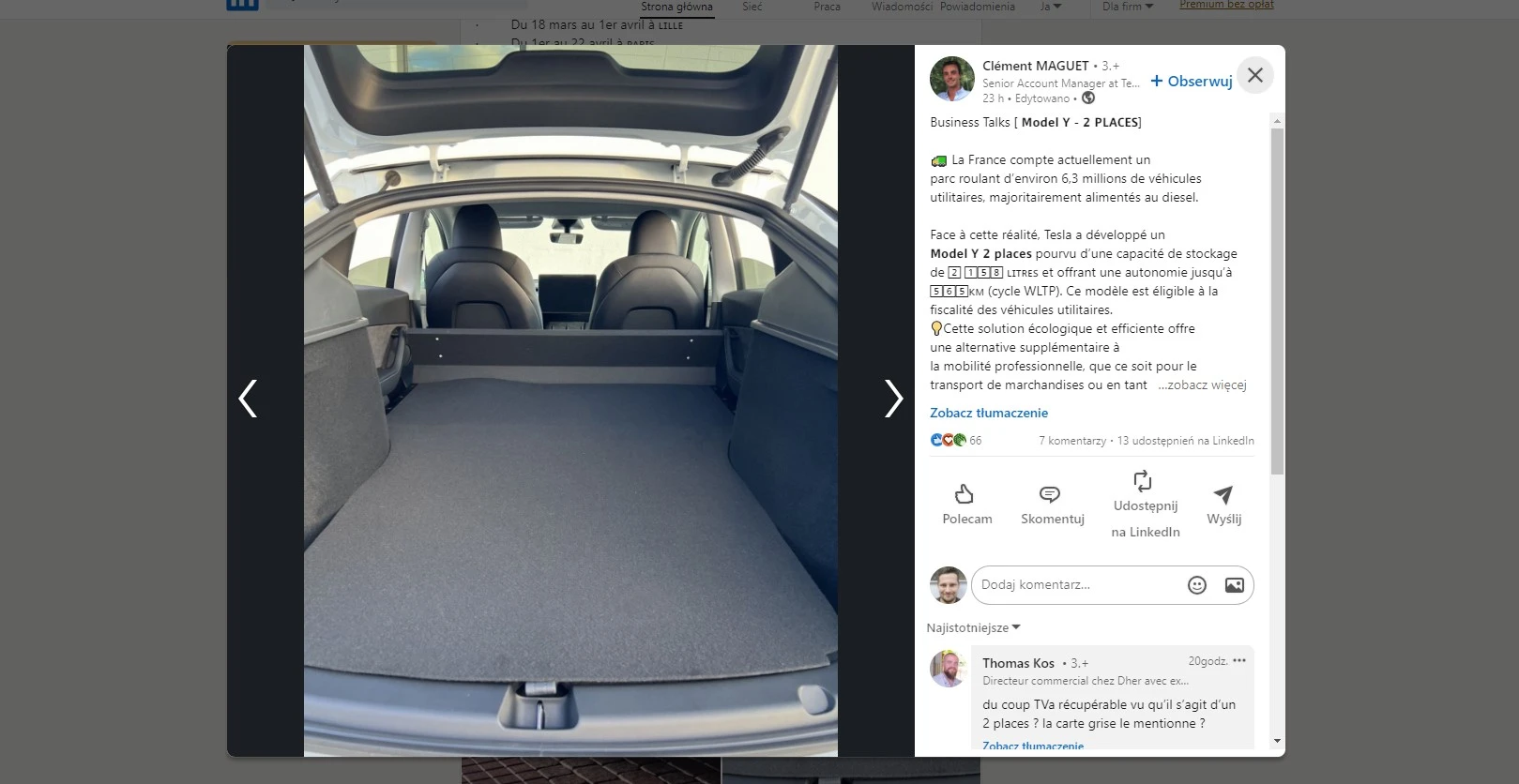Tesla przygotowała samochód dla nowoczesnych rolników. Oto Tesla Model Y van