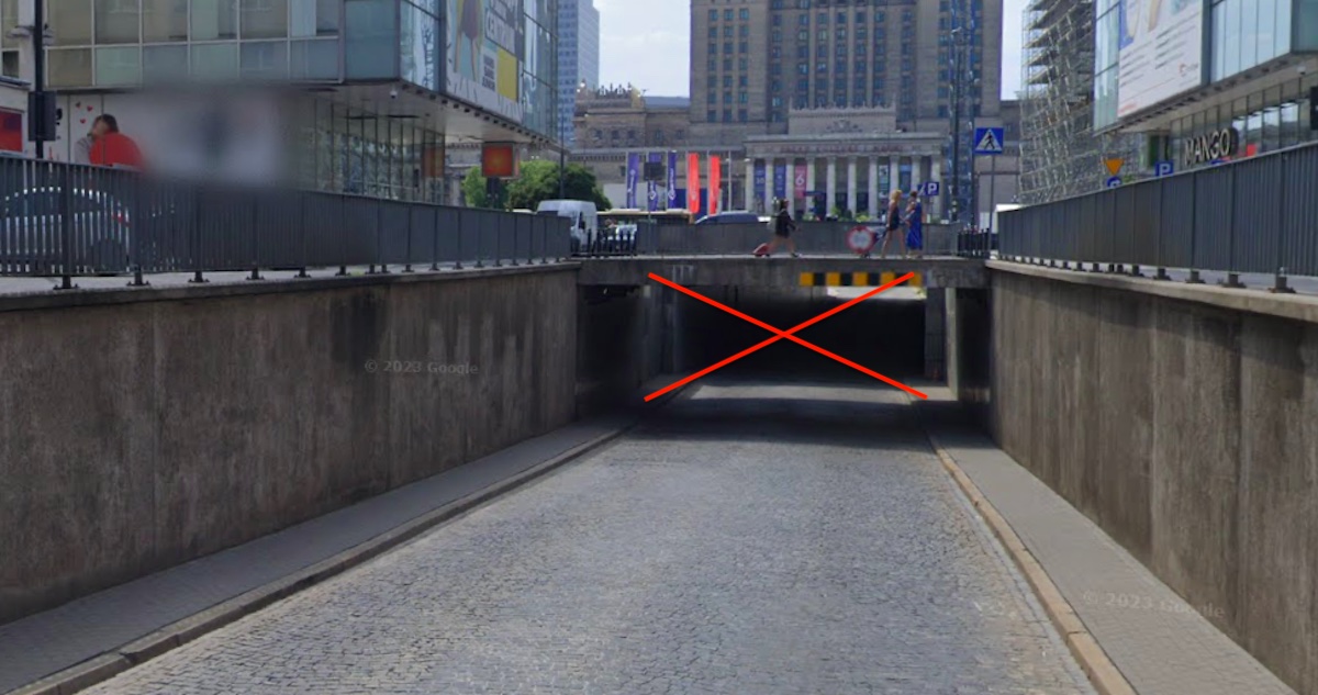 Zasypują ważny tunel w Warszawie. Dlaczego? Nie interesuj się, blachosmrodziarzu