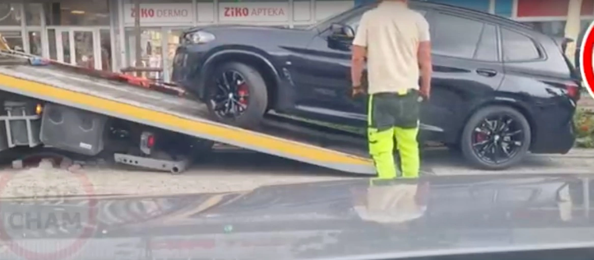 Wciągał na lawetę BMW z zablokowanymi kołami. Nie macie pojęcia, co mogło się stać