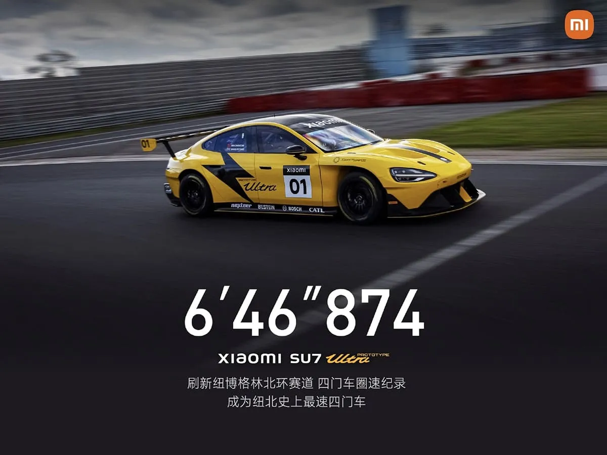 Xiaomi SU7 Ultra Nurburgring
