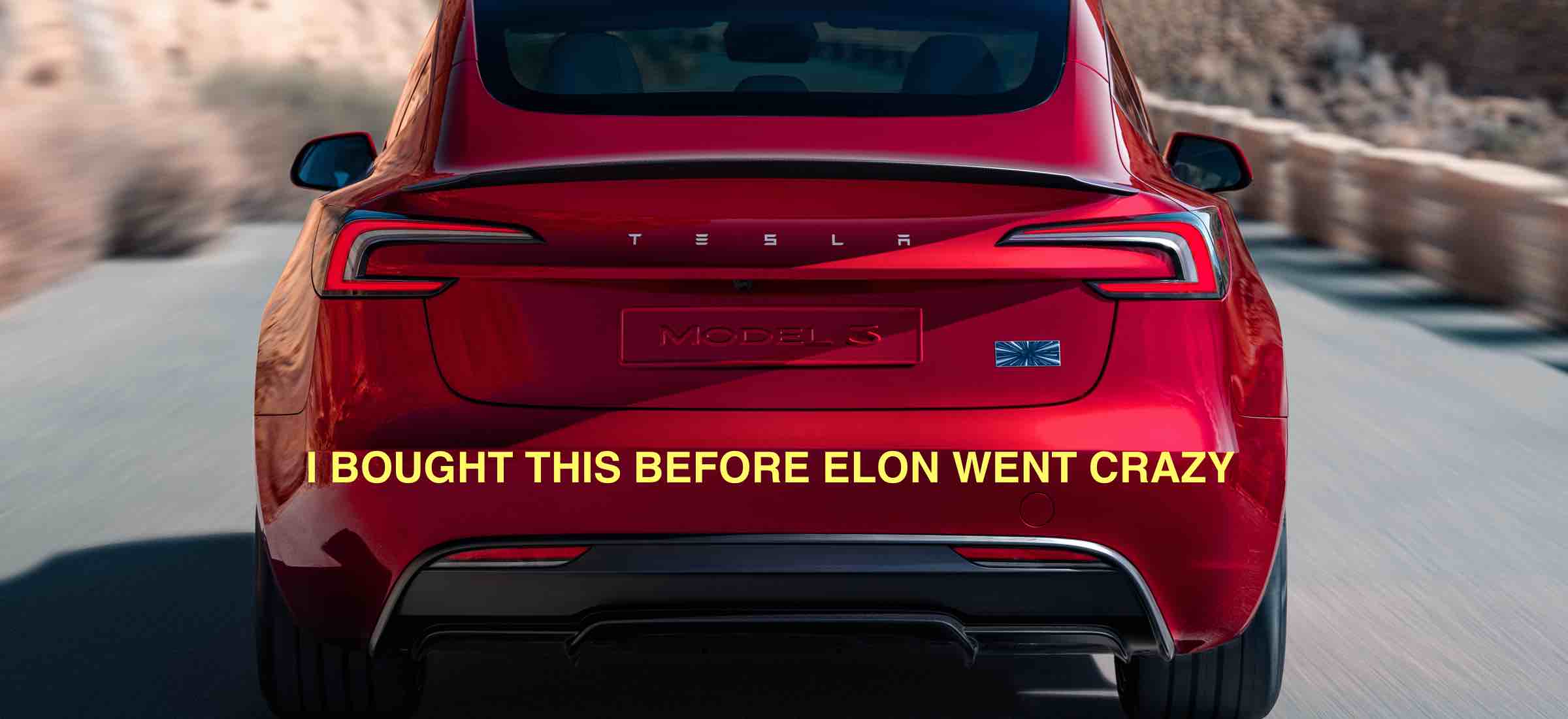 Widziałem Teslę z najgłupszą naklejką na klapie. Mam parę słów do Was, teslarze