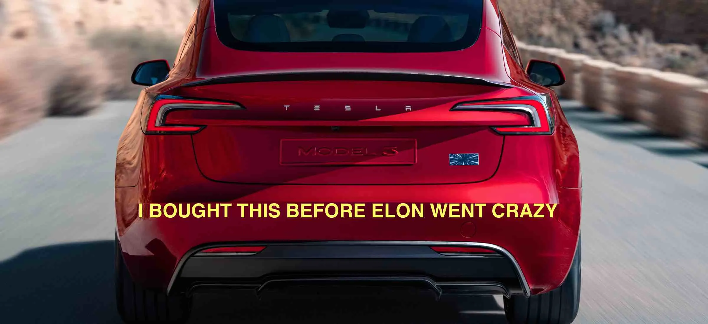 Widziałem Teslę z najgłupszą naklejką na klapie. Mam parę słów do Was, teslarze