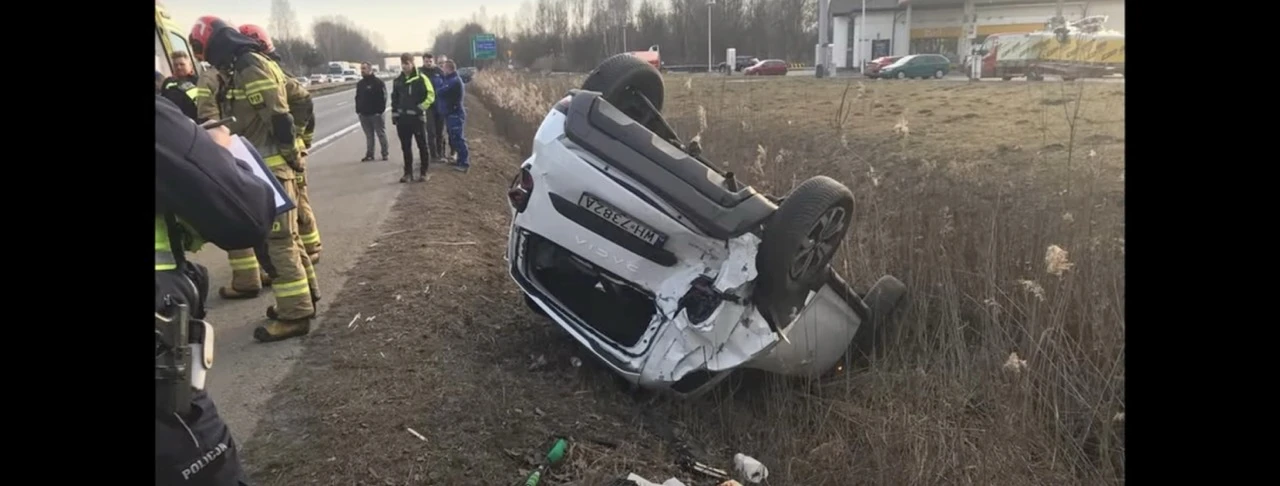 wypadek hamowanie ucieczka