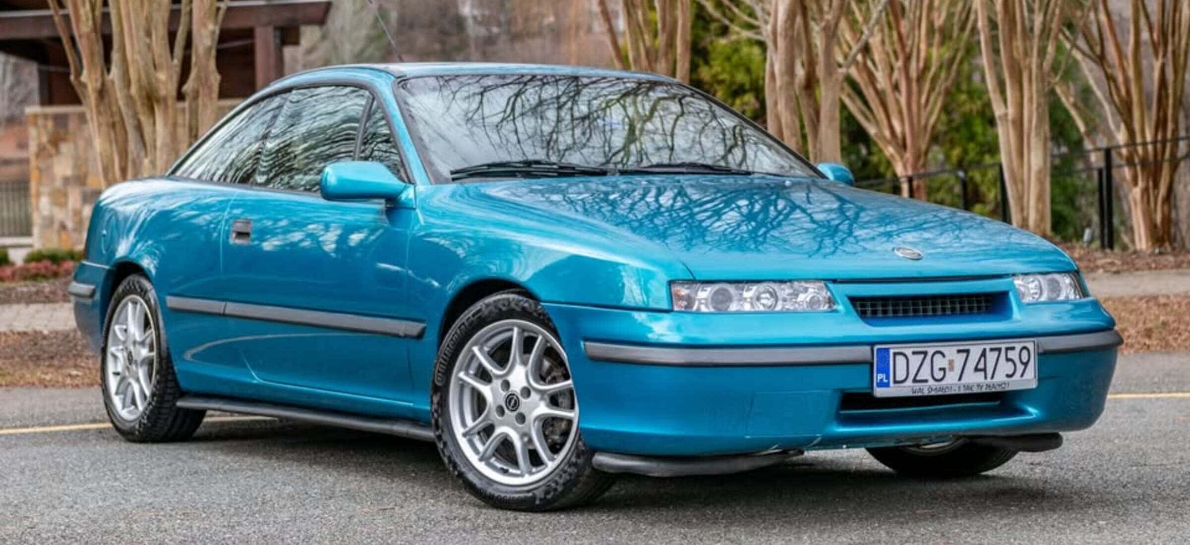 Saab-Opel Calibra bez wieśtuningu na sprzedaż. Ma polskie blachy, choć do Polski mu bardzo daleko