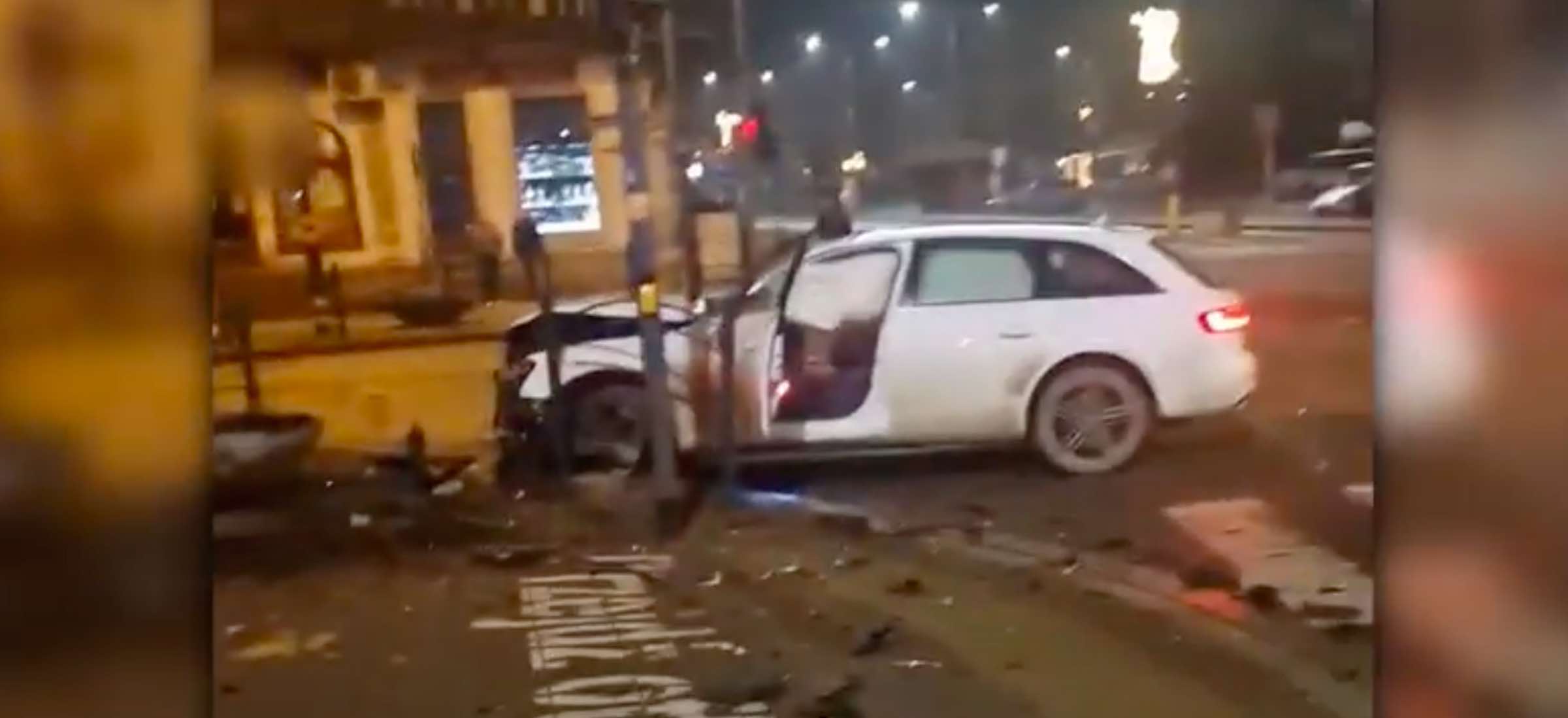 Wjechał na czerwonym i spowodował wypadek. Został pobity przez wściekłych górali. Odpuśćcie sobie Zakopane