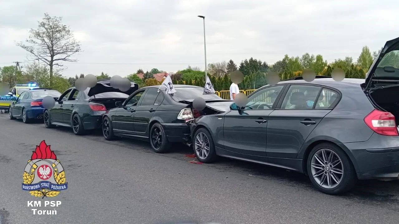 Kumulacja rozbitych BMW. Ci kierowcy inaczej planowali majówkę