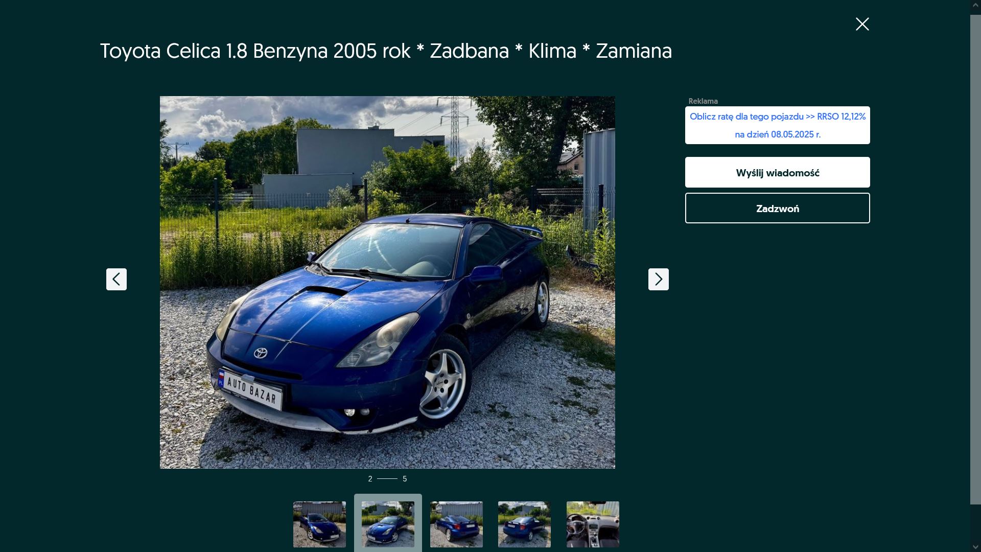 Toyota Celica T230 cena