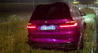 Skolim miał wypadek w purpurowym BMW. To nie była kwestia temperatury
