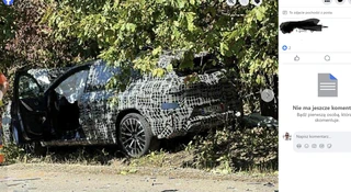 Nowe BMW iX3 kontynuuje najlepsze tradycje marki. Egzemplarz testowy miał wypadek