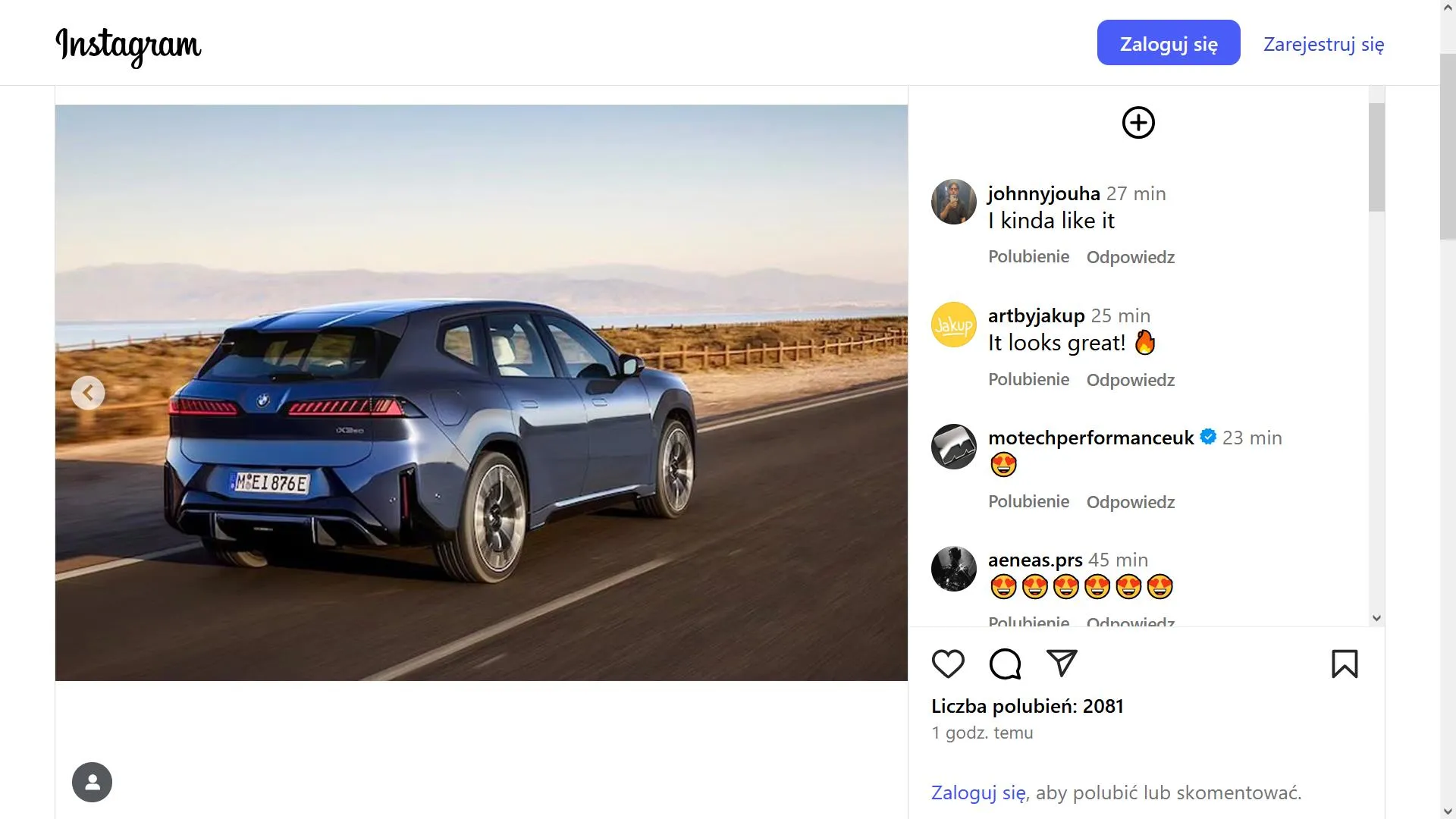 nowe BMW iX3