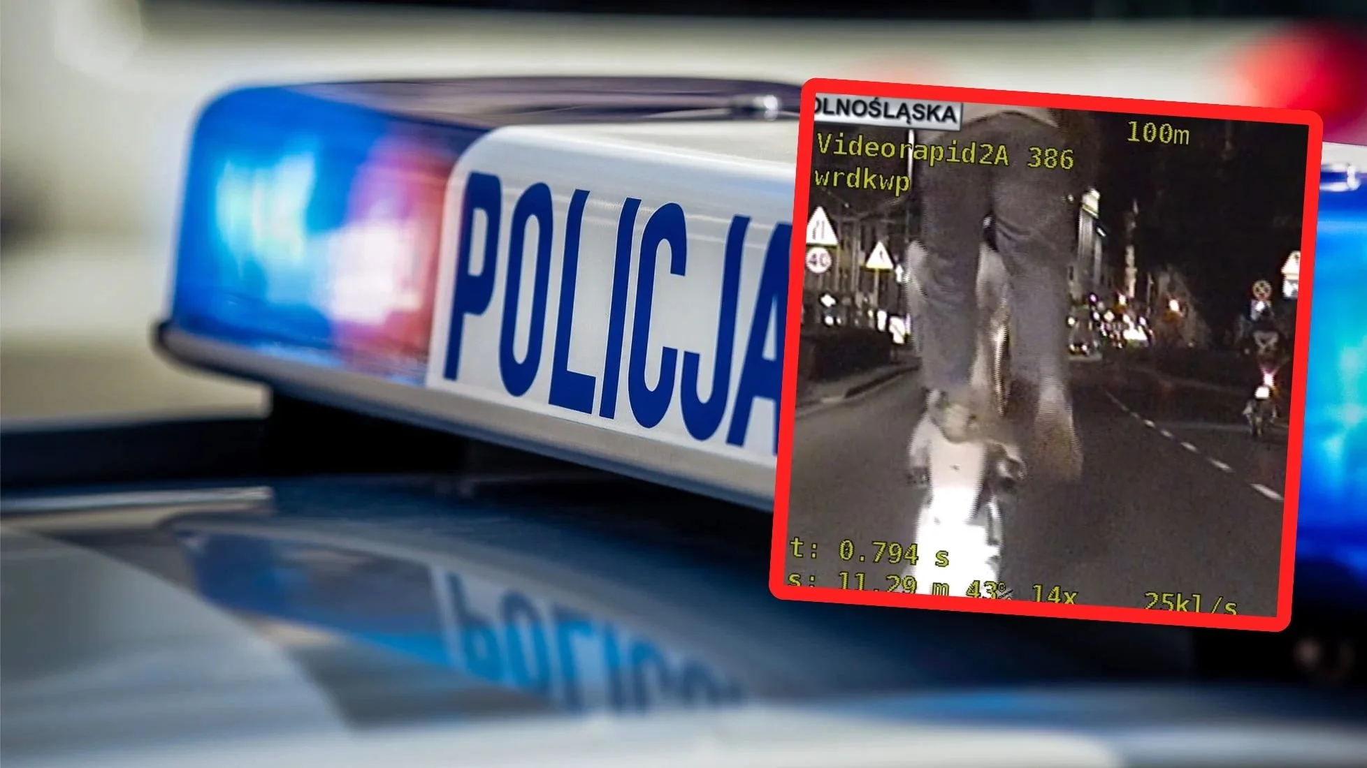 Popisywał się przed policją. Nie ma uprawnień, ale dostał punkty karne