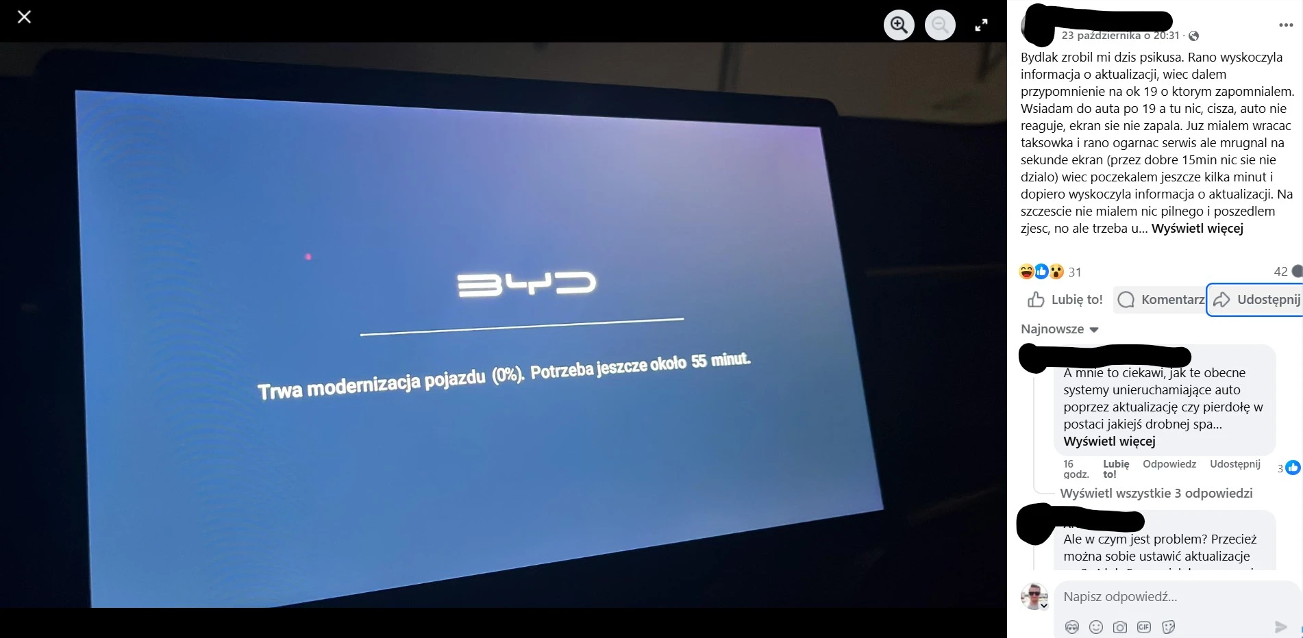 Spieszysz się? To poczekaj, bo twój samochód się aktualizuje