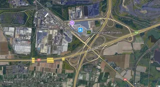 Atlas Dróg Polski: węzeł drogowy Gliwice-Sośnica. Możesz dostać oczopląsu i zniknąć z radaru