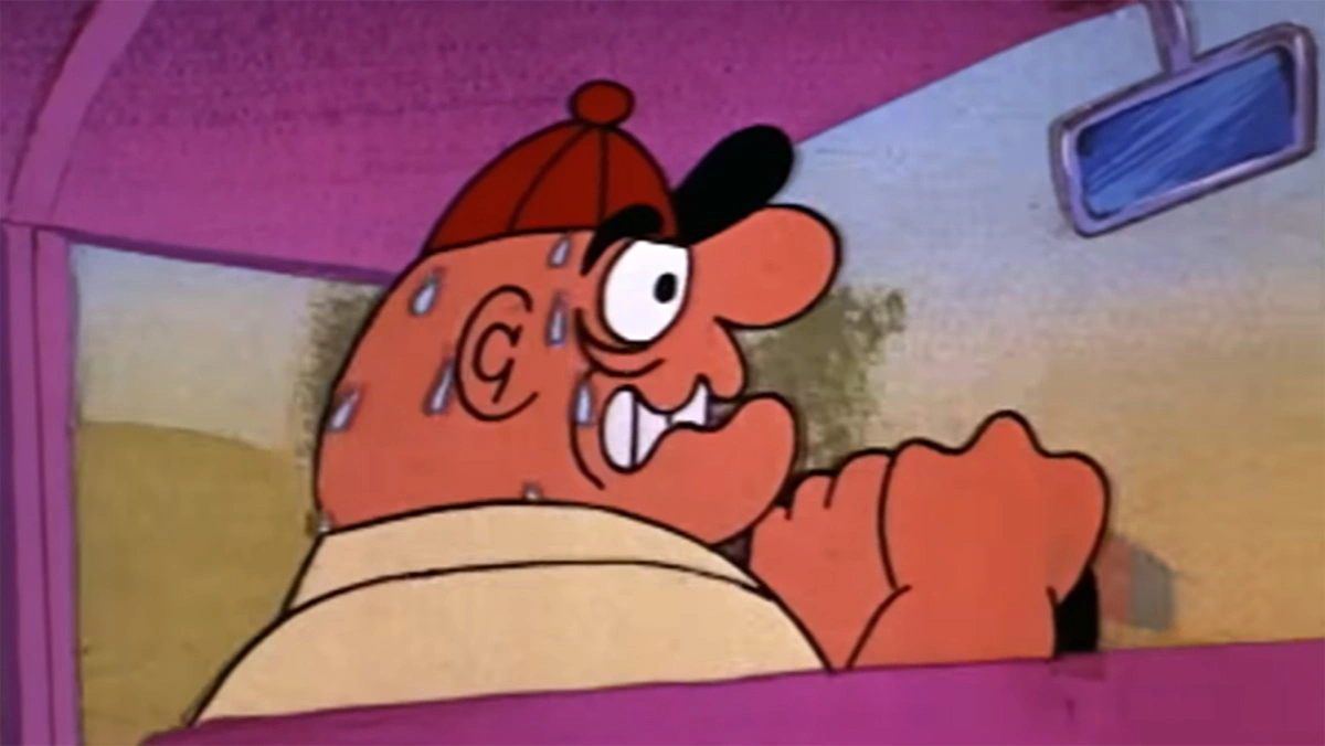 Nie włączył kierunkowskazu. Musiał się bić