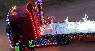 Prezenty na święta się spóźnią. ITD zatrzymała Świętemu Mikołajowi prawo jazdy