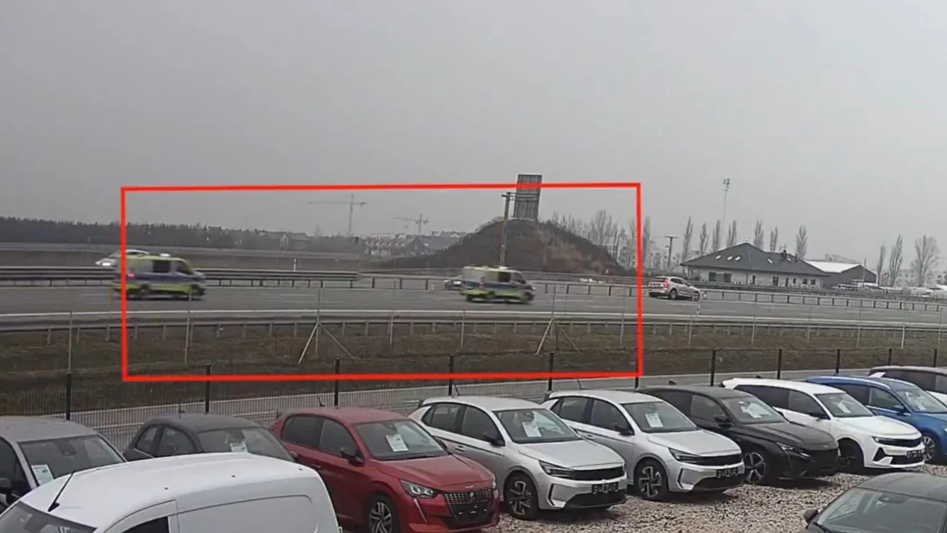 Nigdy nie róbcie tego na drodze ekspresowej. Dramatyczne chwile na S7
