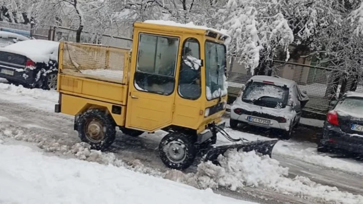 Nie każdy pług jest zły. Ten w Skoczowie jest dobry