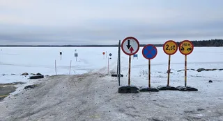 Droga lodowa przez Bałtyk otwarta. Dostaniesz mandat za zapięte pasy