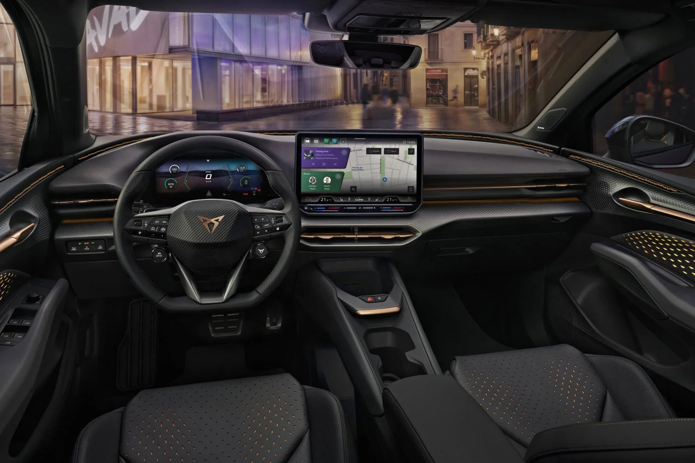 Cupra Raval - deska rozdzielcza 