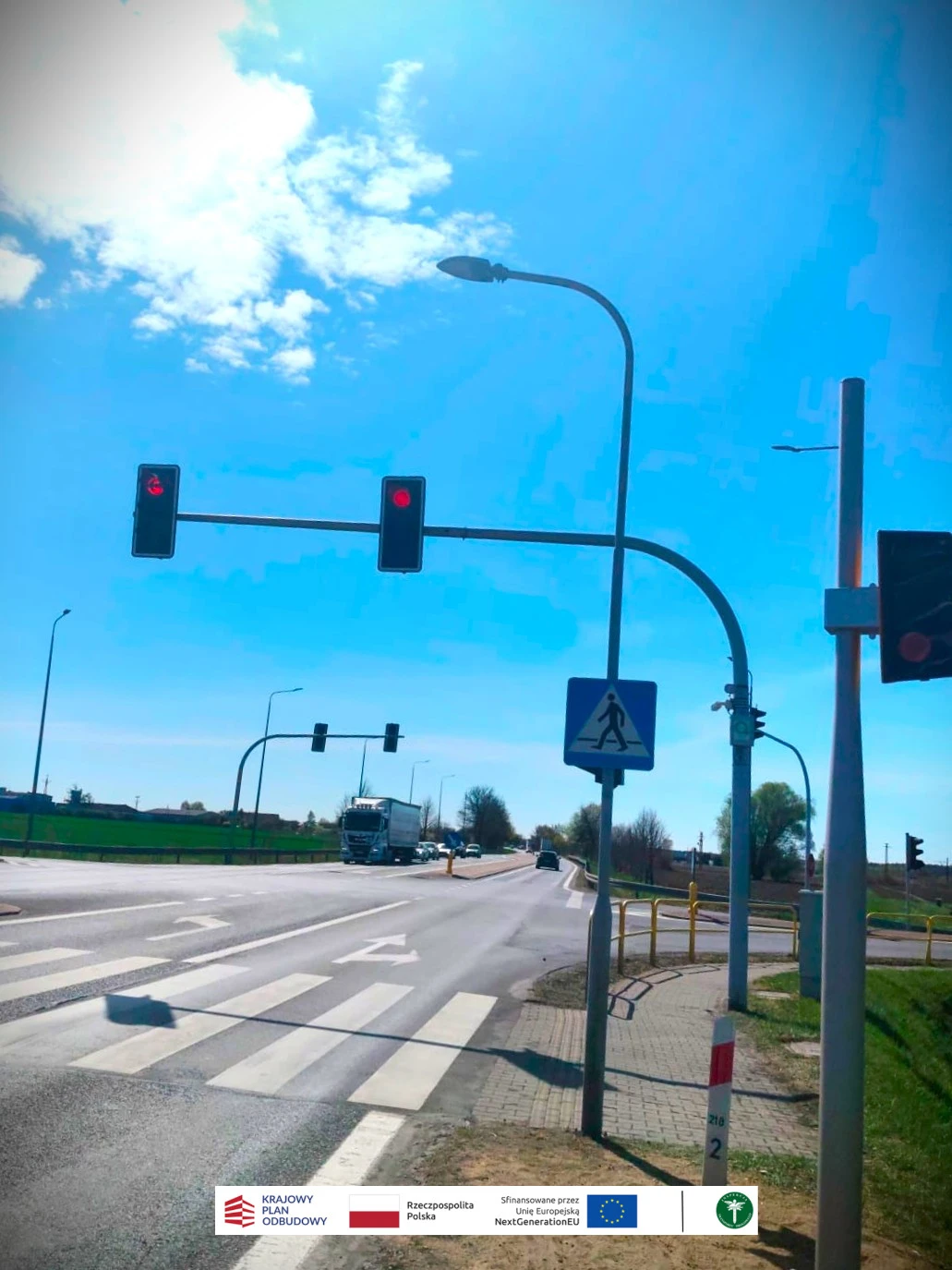 Fotoradar przy DK11 w m. Budzyń / fot. CANARD