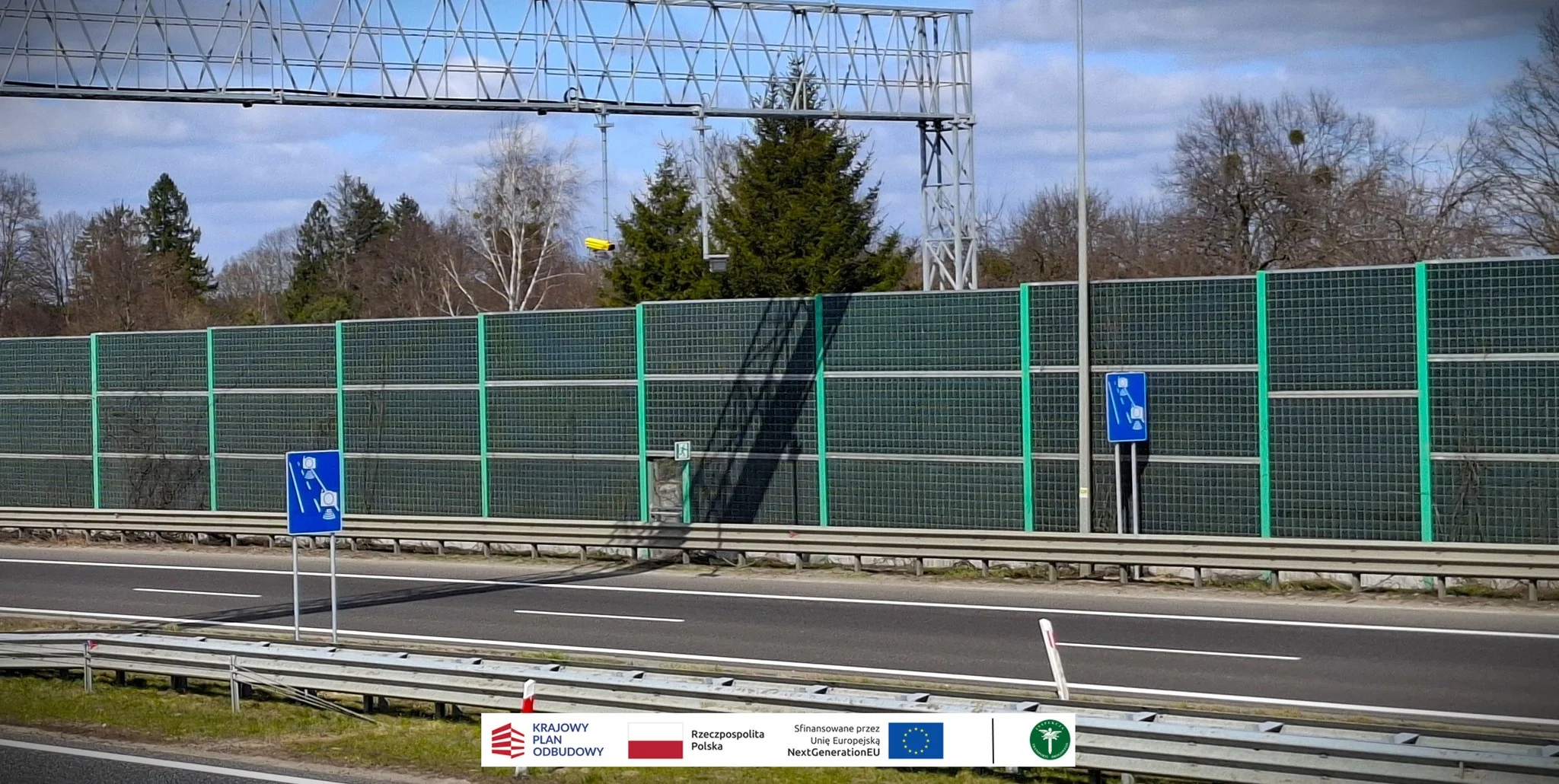 Węzeł Rychnowo – węzeł Olsztynek Zachód, fot. Centrum Automatycznego Nadzoru nad Ruchem Drogowym, Facebook