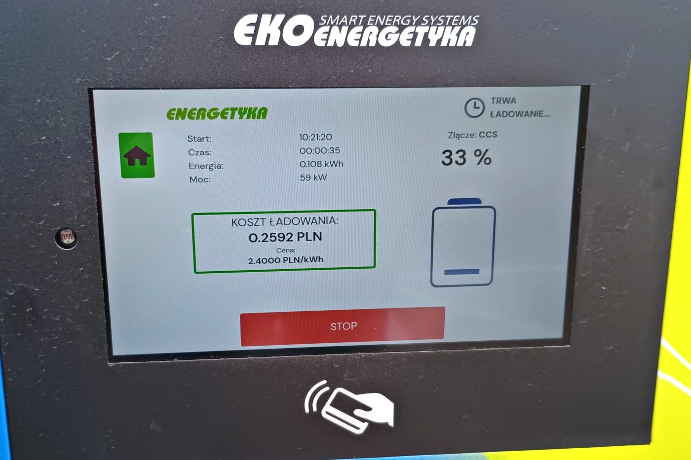 Stacja ładowania Lidl 