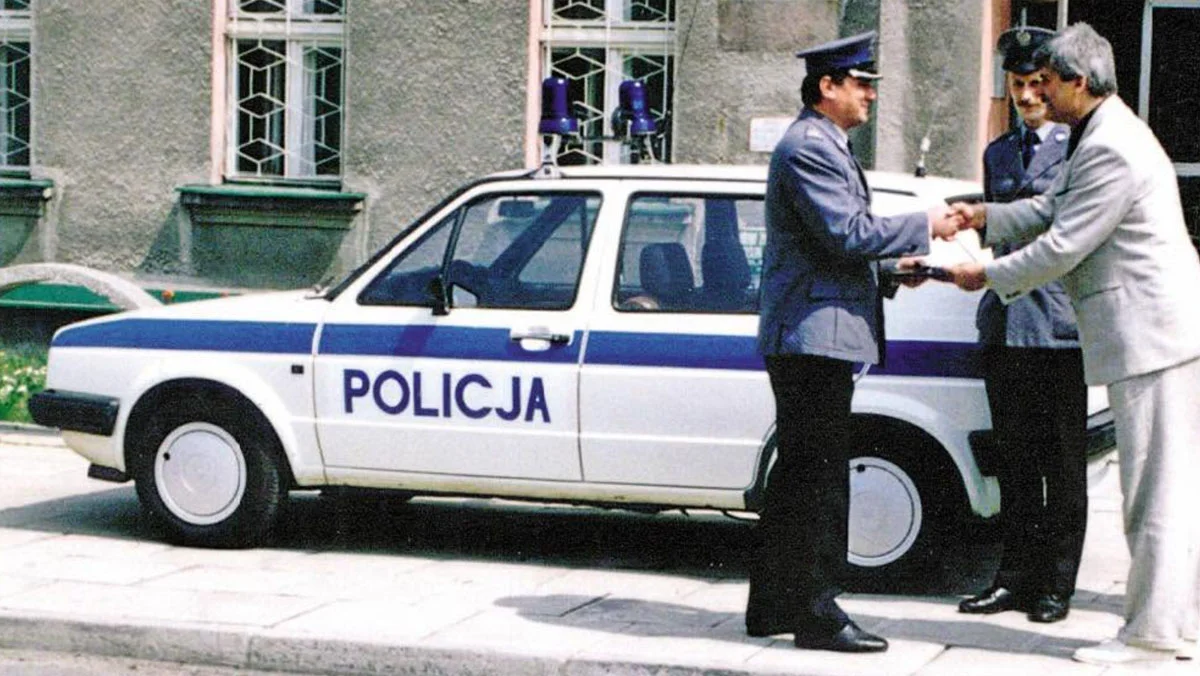 Volkswageny w policji to norma. Ale ten model był rzadkością
