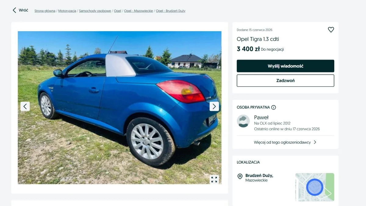 Najtańsze używane kabriolety 
