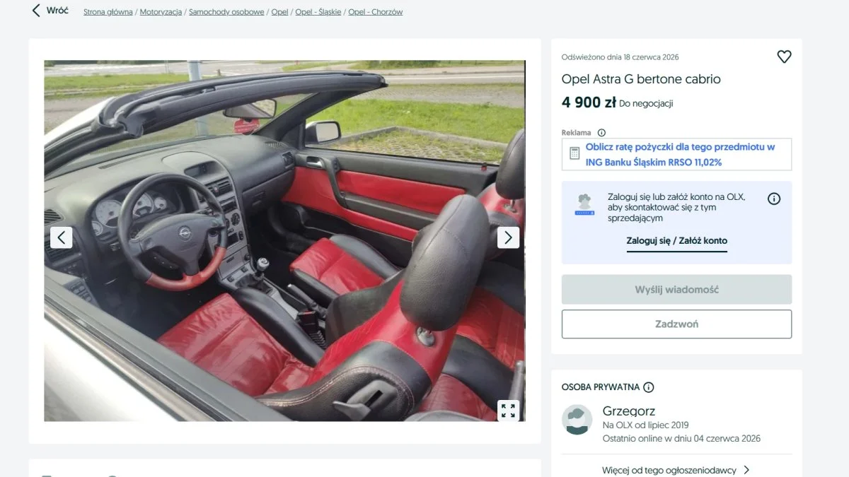 Najtańsze używane kabriolety 