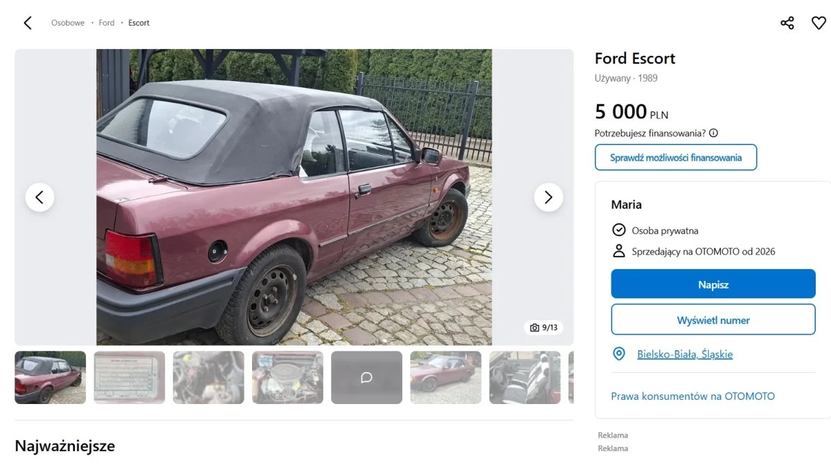 Najtańsze używane kabriolety 