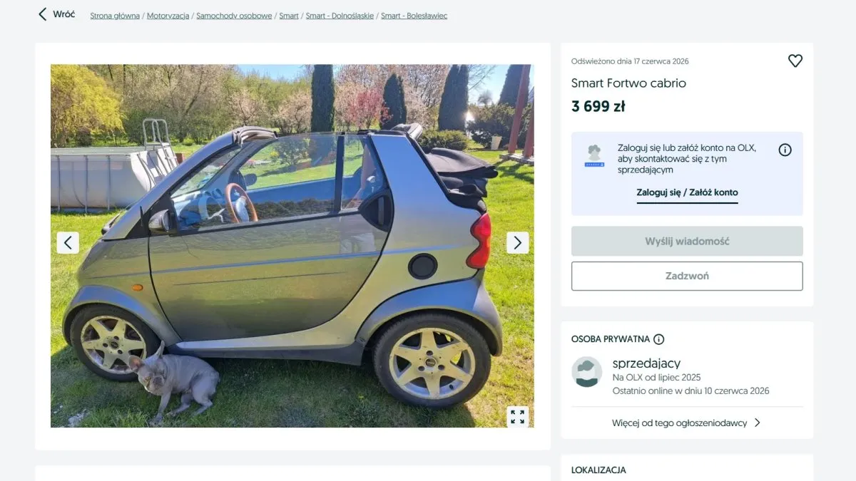 Najtańsze używane kabriolety 