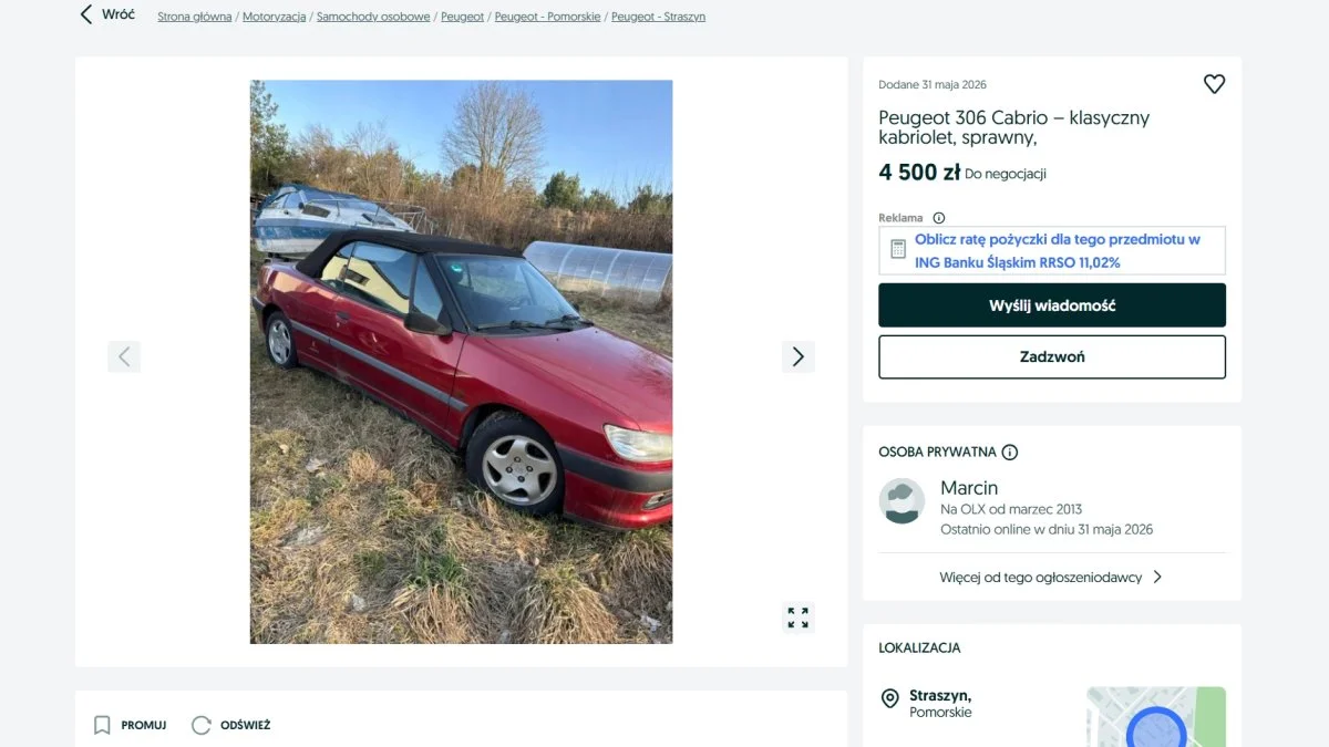 Najtańsze używane kabriolety 