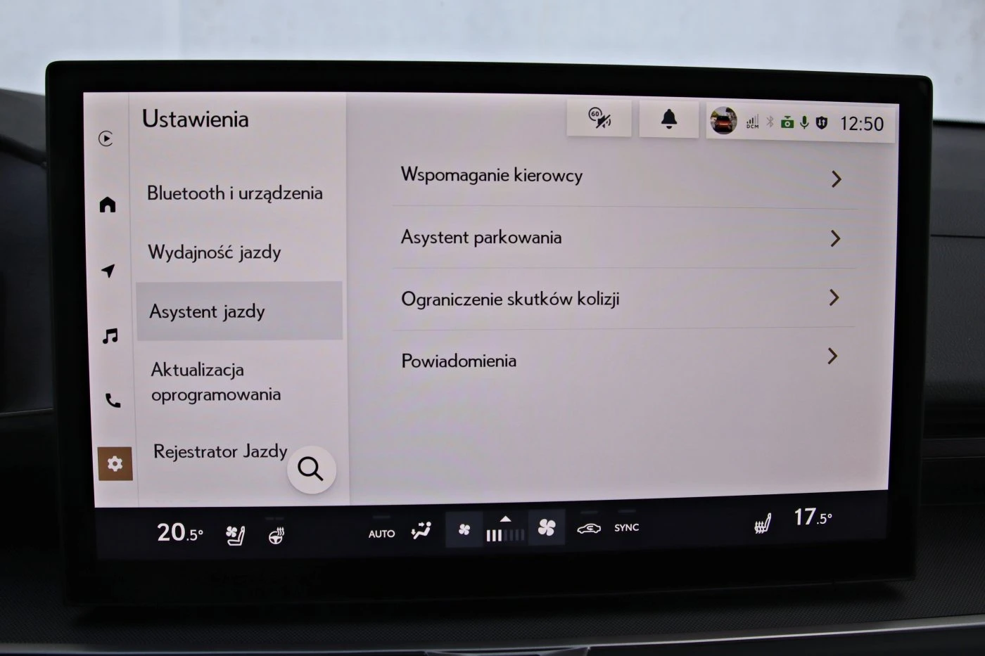 Lexus ES 300h - systemy bezpieczeństwa