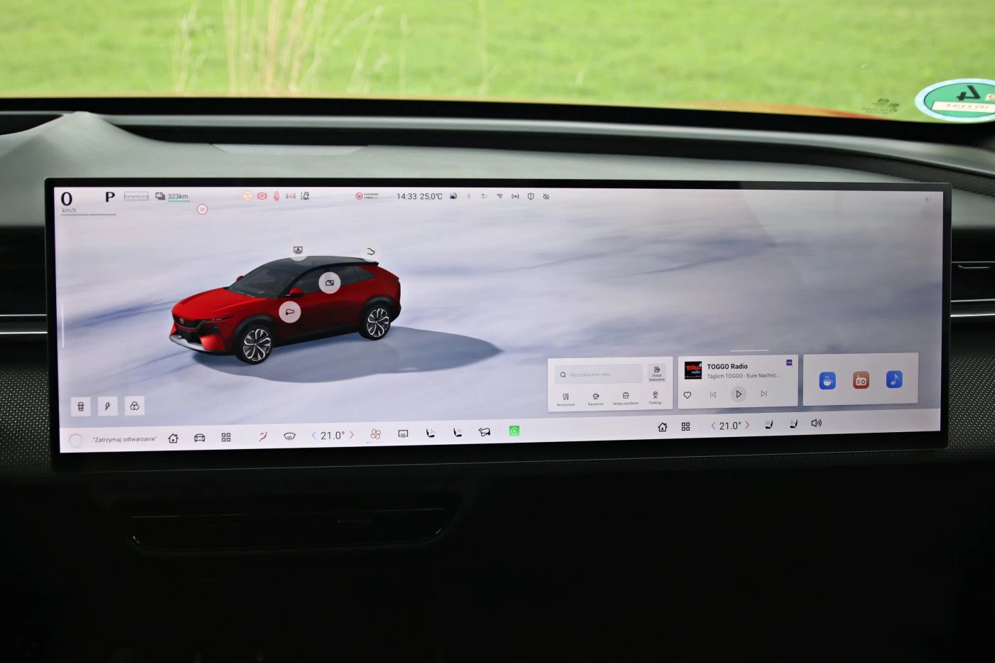 Mazda CX-6e - system multimedialny 
