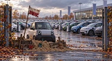 Te elektryczne samochody bronią placu jak Nemeczek. Aleście się rzucili