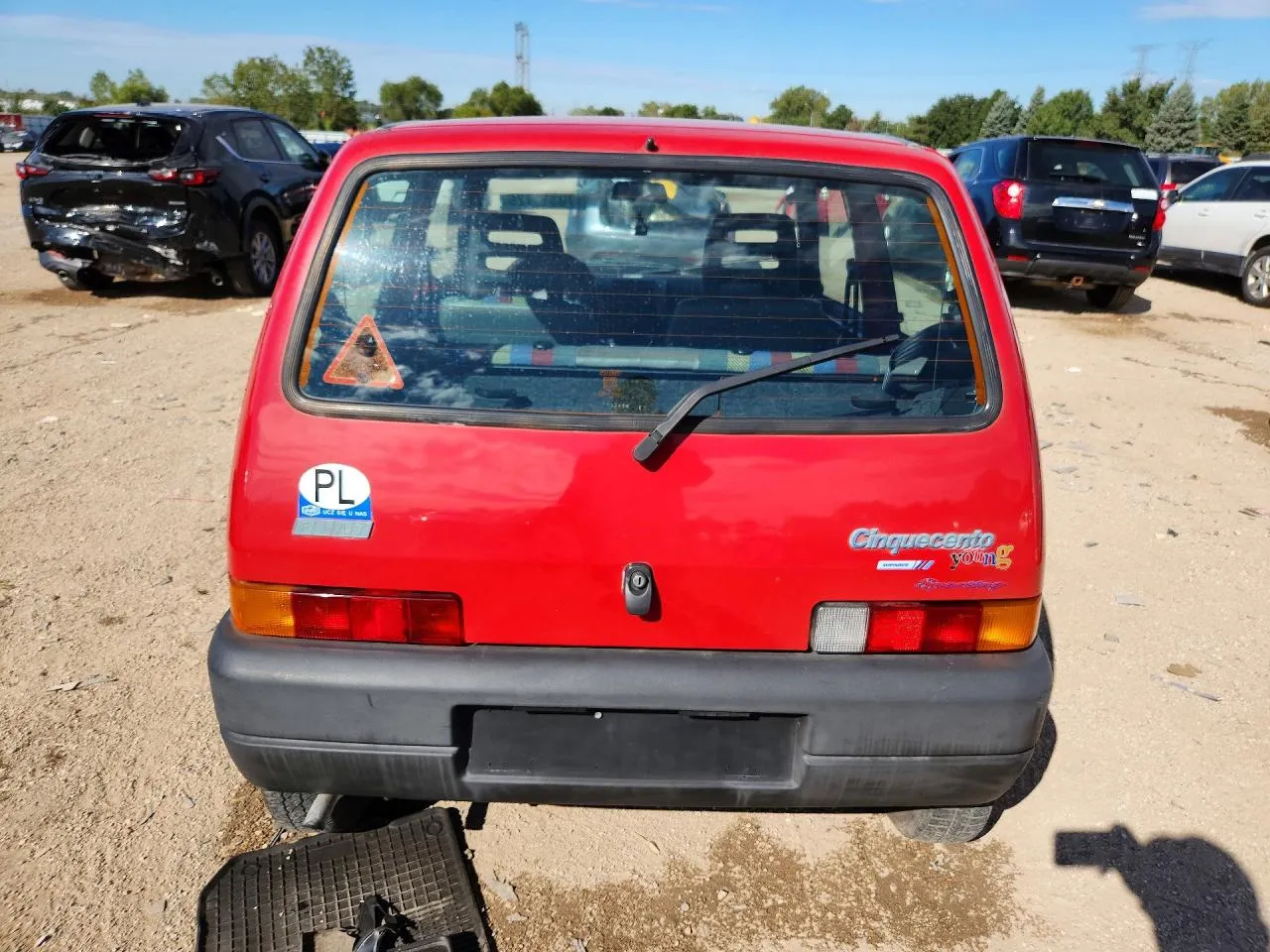Znaleźli w USA Fiata Cinquecento z naklejką PL. Wycenili go na 21 000 dolarów