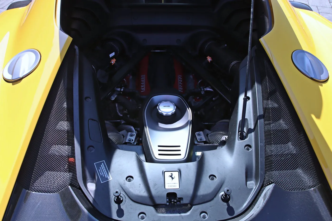 Ferrari 849 Testarossa - silnik